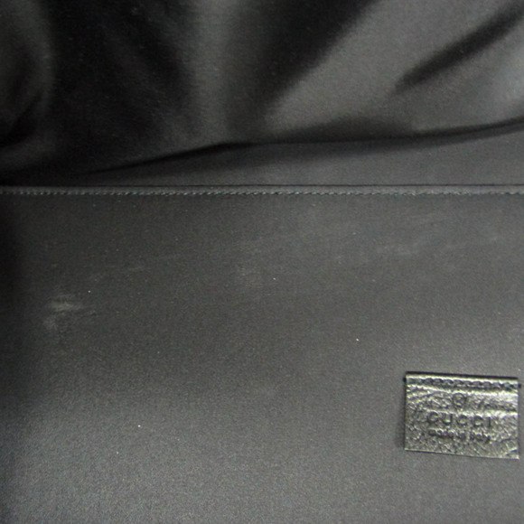 GUCCI Authentic Black Leather Shoulder Bag - Picture 9 of 14